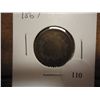 Image 1 : 1867 TWO CENT PIECE