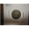 Image 1 : 1867 THREE CENT PIECE (NICKEL)