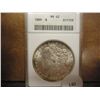 Image 1 : 1889 MORGAN SILVER DOLLAR ANACS MS62