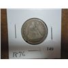 Image 1 : 1876 SEATED LIBERTY QUARTER SCRATCHED