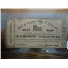 Image 1 : 1862 RICHMOND VIRGINIA 60 CENTS OBSOLETE CURRENCY