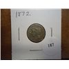 Image 1 : 1872 THREE CENT PIECE (NICKEL)
