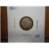 Image 1 : 1861 THREE CENT PIECE (SILVER)