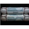 Image 1 : ROLLS OF 2005-P/D WESTWARD JOURNEY NICKELS BISON