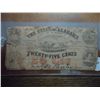 Image 1 : 1863 ALABAMA 25 CENT OBSOLETE CURRENCY
