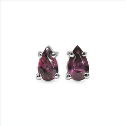Rhodolite & Sterling Silver Earrings.