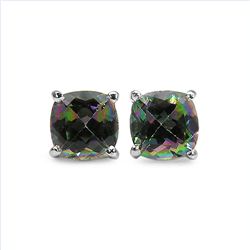Mystic Topaz & Sterling Silver Earrings.