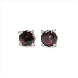 Rhodolite & Sterling Silver Earrings.