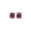 Image 1 : Ruby & Sterling Silver Earrings.