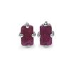 Image 1 : Ruby & Sterling Silver Earrings.