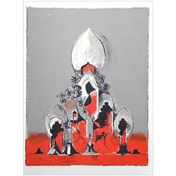 Graham Sutherland original lithograph | Homage to San Lazzaro, 1975