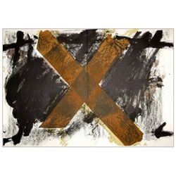 Antoni Tapies original lithograph, 1972