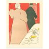 Image 1 : Toulouse-Lautrec original lithograph "L'Argent, Programme de Theatre"
