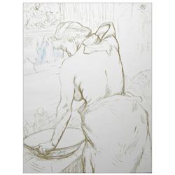 Toulouse-Lautrec "La Toilette" lithograph | Elles