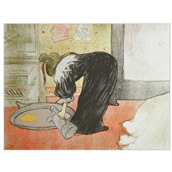 Toulouse-Lautrec "Le Tub" lithograph | Elles