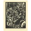 Image 1 : Max Unold "In Memorium Rene Beeh" signed original woodcut