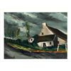 Image 1 : Maurice de Vlaminck "La Maladrerie under Snow" lithograph