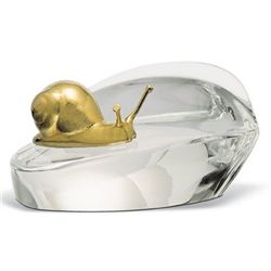 Baccarat "Duo Snail" Sculpture