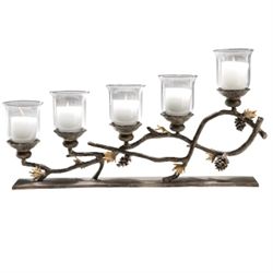 PINECONE CANDELABRA