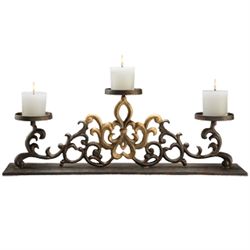 FLEUR DE LIS CANDELABRA
