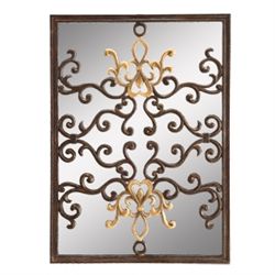 FLEUR DE LIS WALL MIRROR