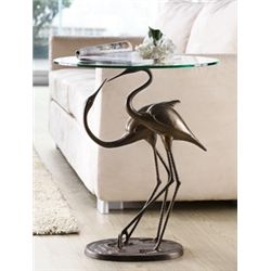 COURTING CRANES SIDE TABLE