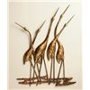 Image 1 : CRANE QUINTET WALL SCULPTURE