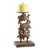 Image 1 : ACANTHUS PILLAR CANDLE STICK