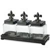 Image 1 : FLEUR DE LIS CANISTER SET
