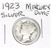 Image 1 : 1923 MERCURY SILVER DIME *NICE EARLY SILVER COIN*!! DIME CAME OUT OF SAFE!!