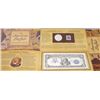 Image 1 : 2001 AMERICAN BUFFALO COIN-STAMP & CURRENCY SET *RARE UNCIRCULATED SET*!!