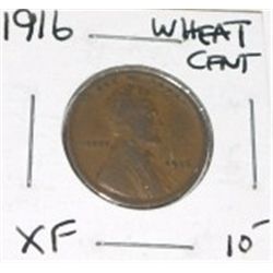 1916 WHEAT CENT RED BOOK VALUE IS $10.00+ *RARE EXTRA FINE HIGH GRADE*!! PENNY CAME OUT OF SAFE!!