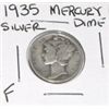 Image 1 : 1935 MERCURY SILVER DIME *NICE FINE GRADE*!! DIME CAME OUT OF SAFE!!