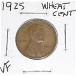 1925 LINCOLN WHEAT CENT *RARE EARLY VERY FINE GRADE*!! PENNY CAME OUT OF SAFE!!