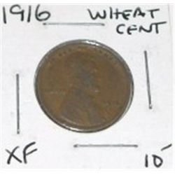 1916 WHEAT CENT RED BOOK VALUE IS $10.00+ *RARE EXTRA FINE HIGH GRADE*!! PENNY CAME OUT OF SAFE!!