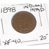 Image 1 : 1889 INDIAN HEAD PENNY RED BOOK VALUE IS $20.00+ *RARE EARLY EXTRA FINE-40 HIGH GRADE*!!