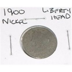 1900 LIBERTY HEAD NICKEL *RARE EARLY NICE NICKEL*!! COIN CAME OUT OF SAFE!!