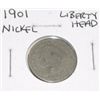 Image 1 : 1901 LIBERTY HEAD NICKEL *RARE EARLY NICE NICKEL*!! COIN CAME OUT OF SAFE!!