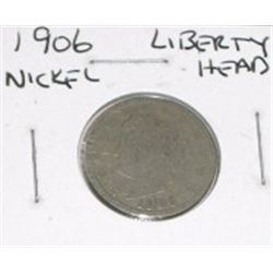 1906 LIBERTY HEAD NICKEL *RARE EARLY NICE NICKEL*!! COIN CAME OUT OF SAFE!!