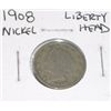Image 1 : 1908 LIBERTY HEAD NICKEL *RARE EARLY NICE NICKEL*!! COIN CAME OUT OF SAFE!!