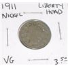 Image 1 : 1911 LIBERTY HEAD NICKEL RED BOOK VALUE IS $3.50+ *RARE EARLY VERY GOOD GRADE*!! COIN CAME OUT OF SA