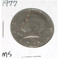 1977 KENNEDY HALF DOLLAR *RARE MINT STATE MS HIGH GRADE*!! HALF DOLLAR COIN CAME OUT OF SAFE!!