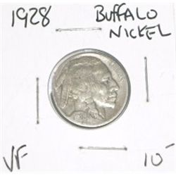 1928 BUFFALO NICKEL RED BOOK VALUE IS $10.00+ *RARE VERY FINE GRADE*!! NICKEL CAME OUT OF SAFE!!