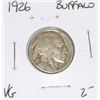 Image 1 : 1926 BUFFALO NICKEL RED BOOK VALUE IS $2.00+ *RARE EARLY VERY GOOD GRADE*!!