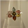 Image 1 : 21.40 ctw,SEMIPRECIOUS RING .925 STERLING SILVER