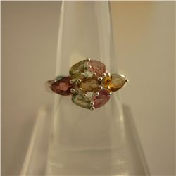 24.19 ctw,SEMIPRECIOUS RING .925 STERLING SILVER