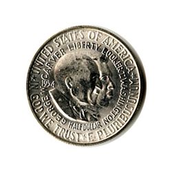 US Commemorative Half Dollar 1954-S Washington Carver B