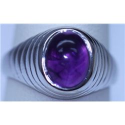 31.50 CTW AMETHYST RING .925 STERLING SILVER