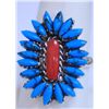 Image 1 : 42.90 CTW SEMIPRECIOUS RING .925 STERLING SILVER