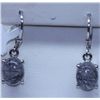 Image 1 : 19.50 CTW RAINBOW EARRING .925 STERLING SILVER